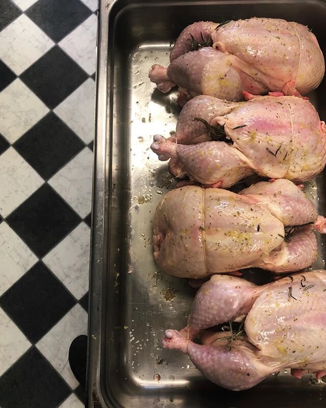 Rotisserie Chickens Saturday! We have our smoke show dish coming out on SUNDAY. Whole birds are sold at $22, half a bird is sold with a side of roasted vegetables for $15. Come, eat, enjoy 😊 #rotisseriechicken #wholechicken #delicious #rotisserie #summerdinner